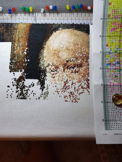 Этап процесса «"Винодел"(художник Эрнест Новак), от Химеры»