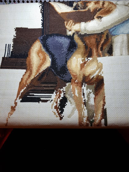 Этап процесса «"Час воспитания" (художник Чарльз Бертон Барбер) от Luca-S»