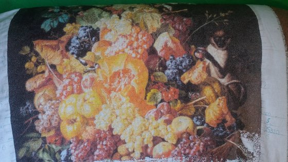 Этап процесса «корзина фруктов с животными»