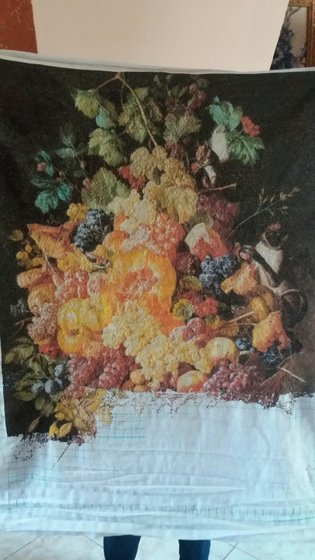 Этап процесса «корзина фруктов с животными»