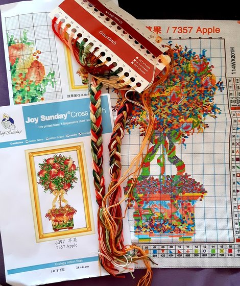 Этап процесса «Топиарий яблоня»