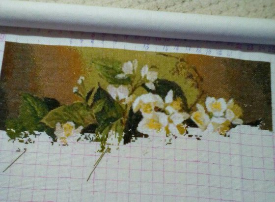 Этап процесса «жасмин в вазе»