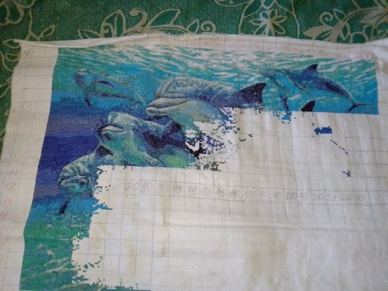 Этап процесса «Стая дельфинов»