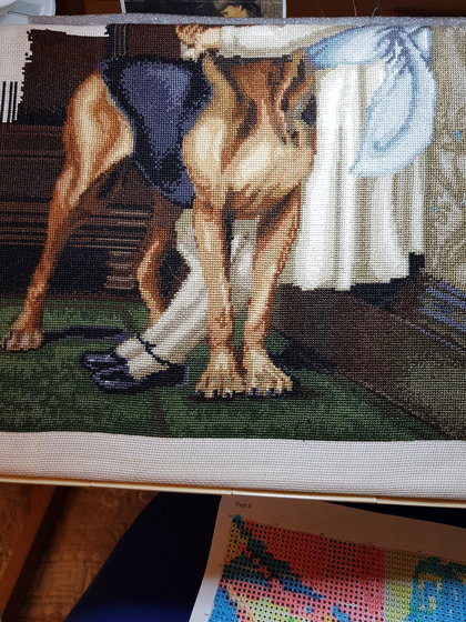 Этап процесса «"Час воспитания" (художник Чарльз Бертон Барбер) от Luca-S»