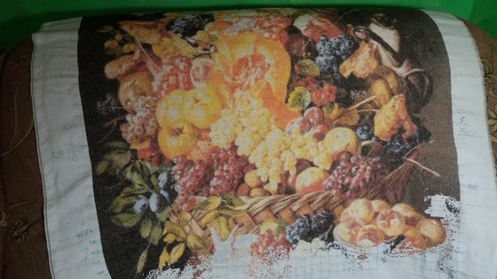 Этап процесса «корзина фруктов с животными»