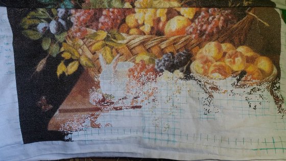 Этап процесса «корзина фруктов с животными»