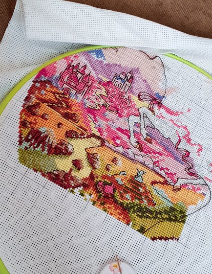 Этап процесса «Единорожка»