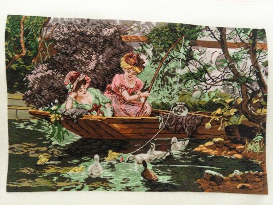 Этап процесса «Рыбачки.Гобленсет.»