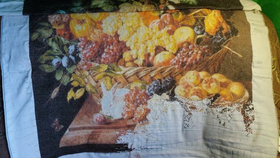 Этап процесса «корзина фруктов с животными»