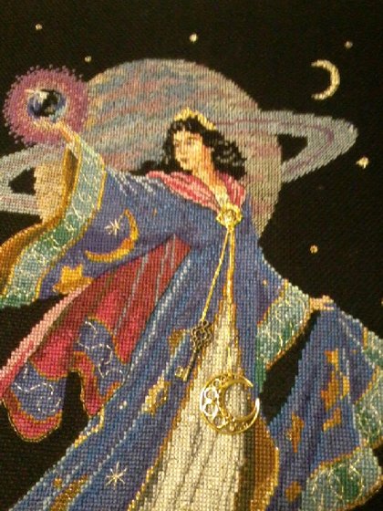 Этап процесса «Очаровательная волшебница.»