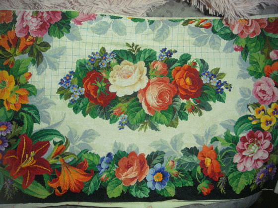 Этап процесса «Цветочный ковер»