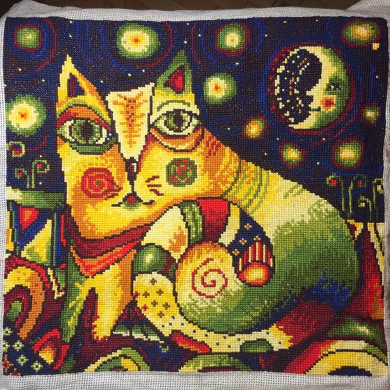 Этап процесса «Лунный кот от Риолис»