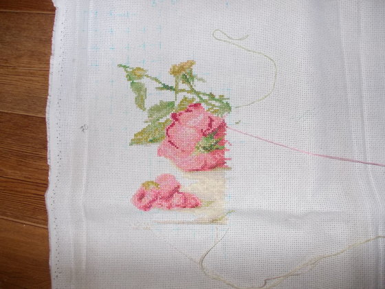 Этап процесса «румынская роза»