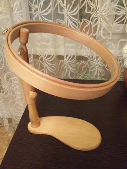 Этап процесса «Мои станочки для вышивки»