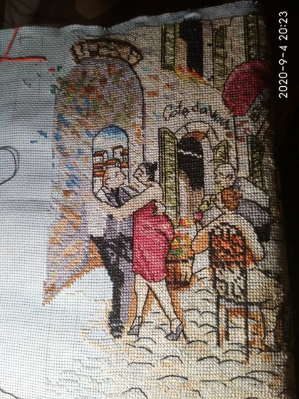 Этап процесса «Вест. кафе данс.»