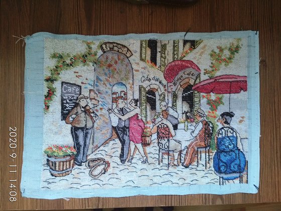 Этап процесса «Вест. кафе данс.»