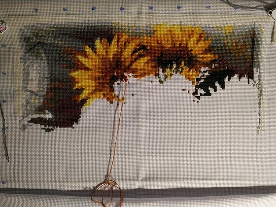 Этап процесса «Подсолнухи»