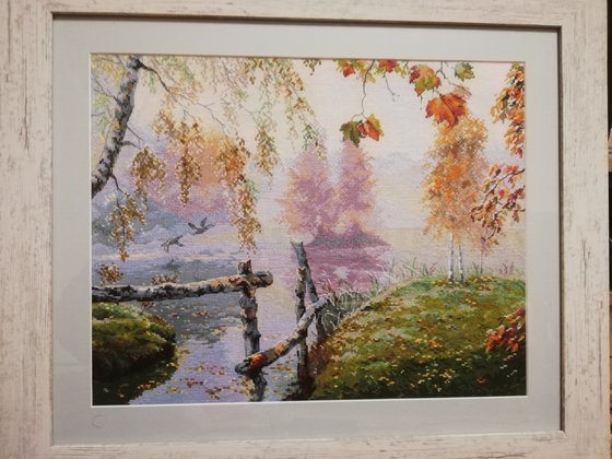 Этап процесса «Уж небо осенью дышало»