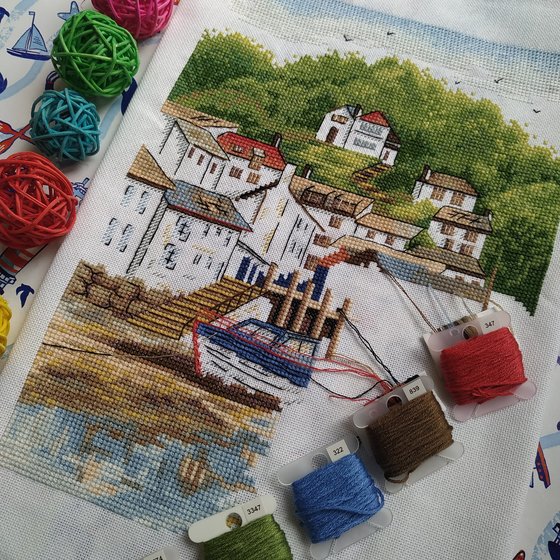 Этап процесса «Рыбацкий городок»