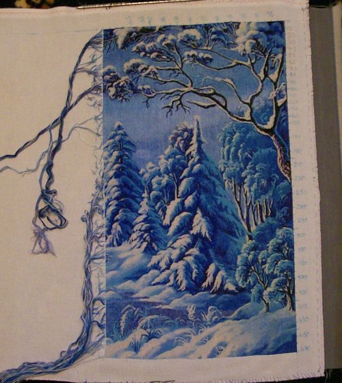 Этап процесса «Зимние сумерки»