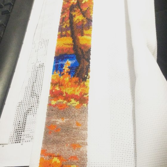 Этап процесса «осенняя мелодия от золотых ручек»