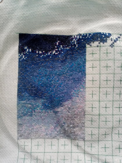 Этап процесса «Дерево зимой»