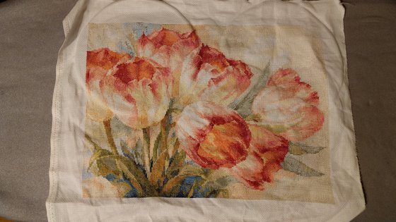 Этап процесса «Тюльпаны»