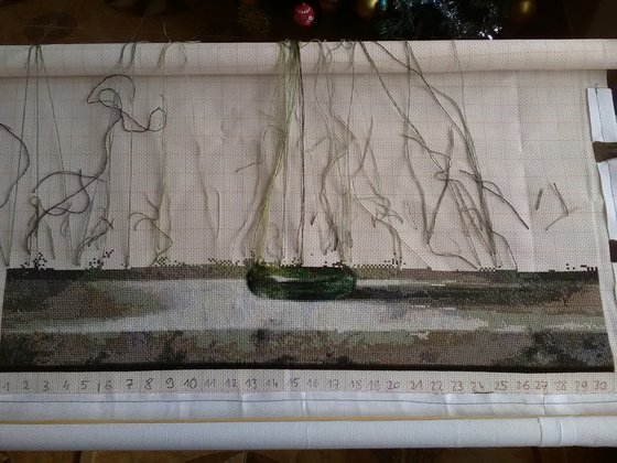 Этап процесса «Весенний букет»