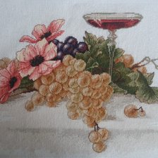 Процесс «Цветы и виноград»