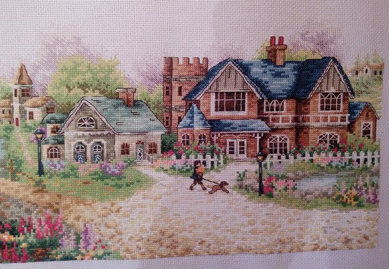 Этап процесса «Сказочный город  163х27»