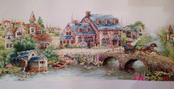 Этап процесса «Сказочный город  163х27»