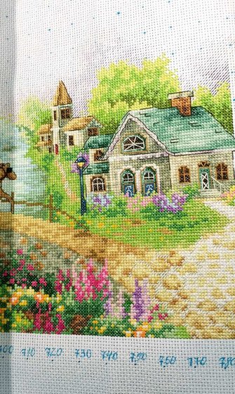 Этап процесса «Сказочный городок»