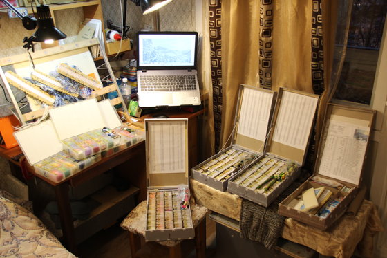 Этап процесса «Природа 24 зима.»