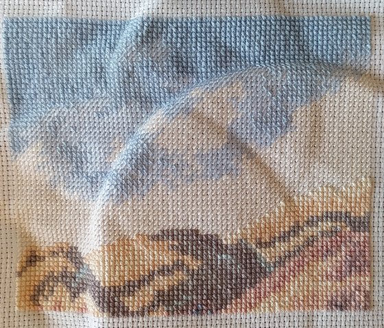 Этап процесса «Оттенки зимы»