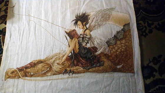 Этап процесса «"Дракон-читальня" - авторская схема Е. Волковой»