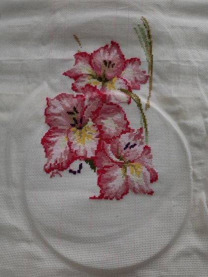 Этап процесса «Гладиолусы»