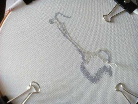 Этап процесса «Котята в туфельках»