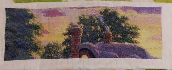 Этап процесса «Роберт Бернс. Тихое место (уютный домик)»