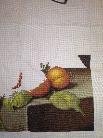 Этап процесса «Корзина с клубникой Luca-s»