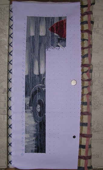 Этап процесса «Под дождём»