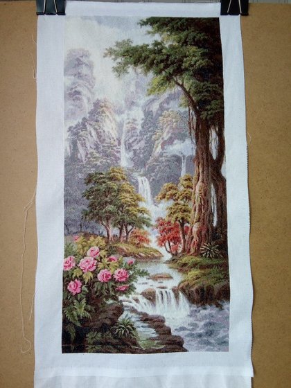 Этап процесса «пейзаж-водопад»