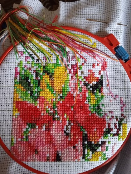 Этап процесса «Тюльпаны»