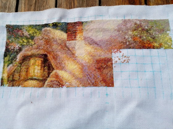 Этап процесса «Сказочный домик»