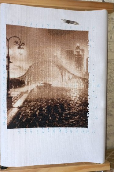 Этап процесса ««Городская улица» по авторской схеме И. Сумароковой.»