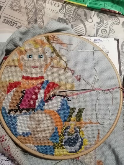 Этап процесса «Оберег от зависти и злых людей»