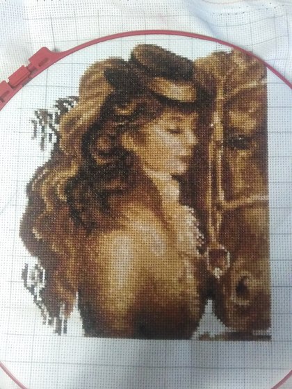 Этап процесса «"Наездница"»