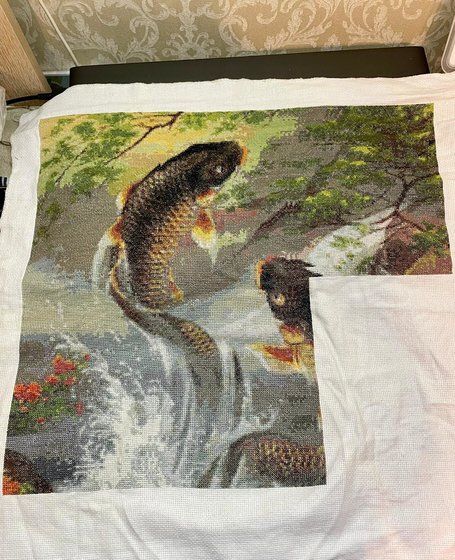 Этап процесса «Прыгающие карпы»