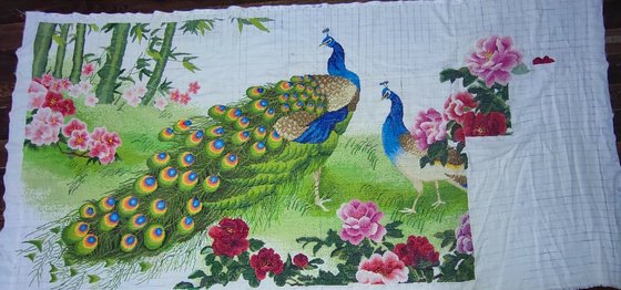 Этап процесса «Павлины в процессе»