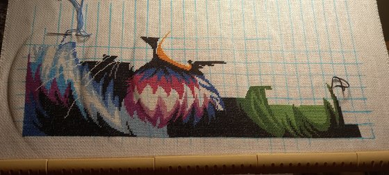 Этап процесса «Радужный тигр»