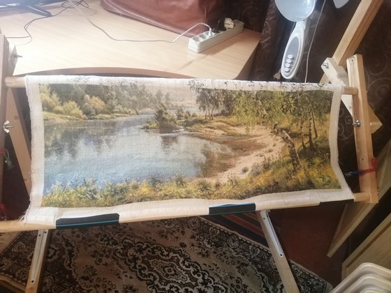 Этап процесса «Березки у реки»